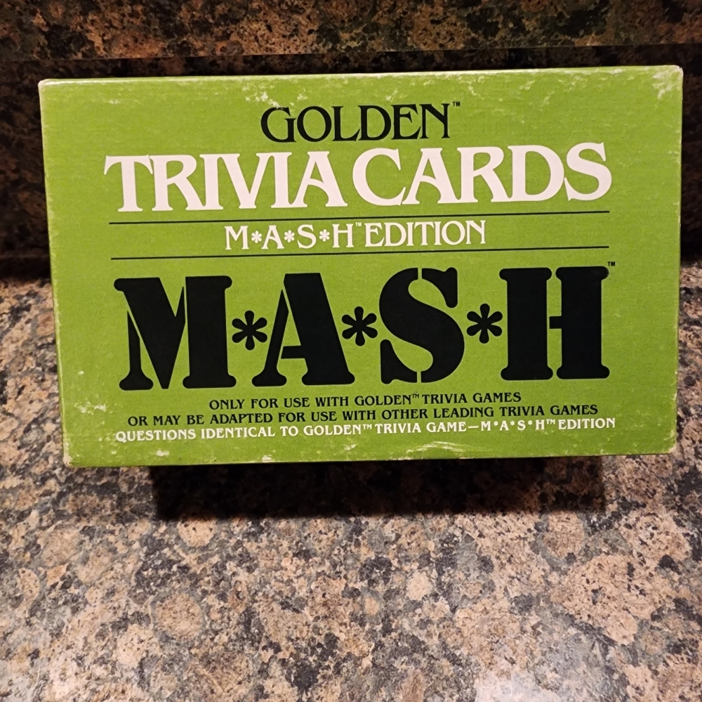 Golden 4156 Trivia Cards, M*A*S*H Edition